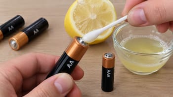 Pasar un hisopo con limón por las pilas AA y AAA: por qué lo recomiendan y para qué sirve