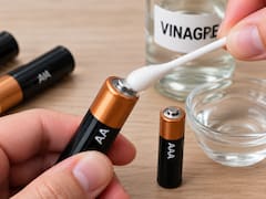 Pasar un algodón con vinagre por las pilas AA y AAA: para qué sirve y por qué lo recomiendan
