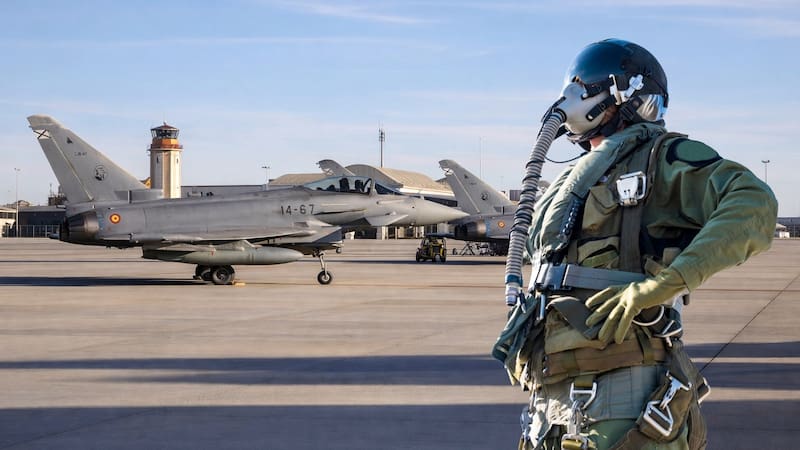 Qué aviones de combate tiene España y cuáles podrían desplegar las Fuerzas Armadas en caso de guerra, desde los Eurofighter Typhoon hasta los F-18 que forman el núcleo del poder aéreo del Ejército del Aire.