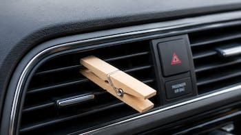 Poner una pinza de madera en la rejilla del aire acondicionado del coche: para qué sirve y por qué cada vez más conductores lo hacen