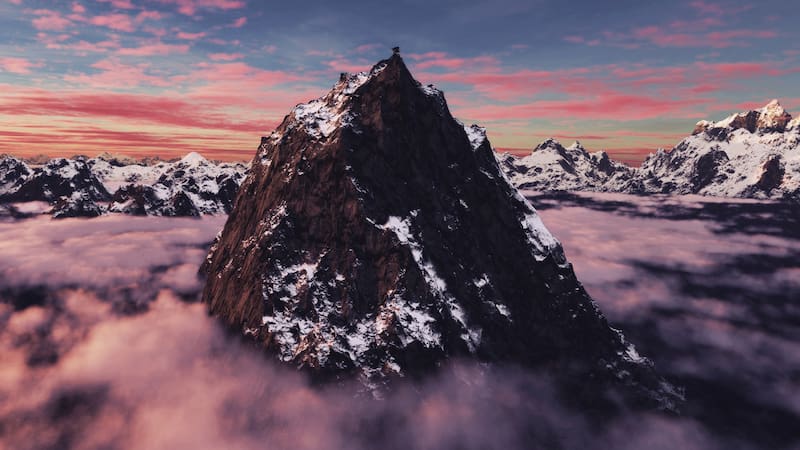 La pirámide más antigua del mundo se encuentra en Asia.