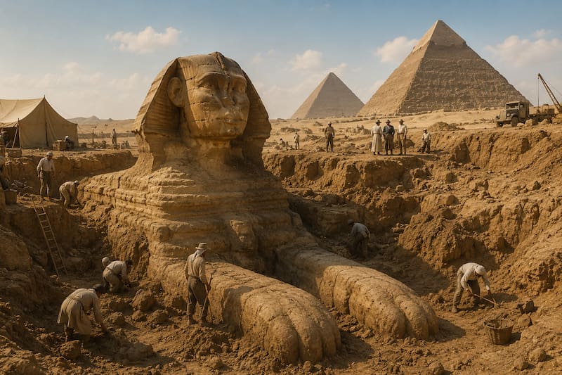 Según lo que mostraron los análisis, la que fue la estructura más alta del mundo durante aproximadamente 3800 años.