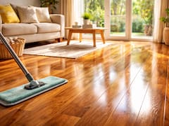 Ni cera ni vinagre: el truco casero para que los pisos de madera brillen como nunca