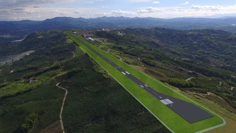 Por la construcción del aeropuerto, se deberán mover más de 200 familias (Fuente: Aeronáutica Civil).