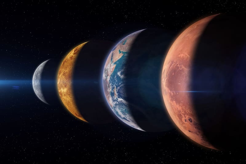 Se aproxima una conjunción planetaria: cómo y desde dónde ver el evento astronómico en el país. (Fuente: Shutterstock).