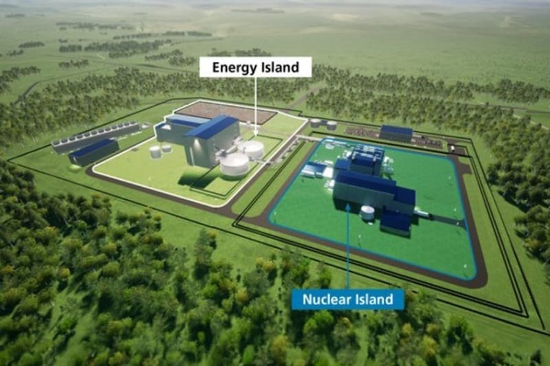 Plano del reactor nuclear TerraPower