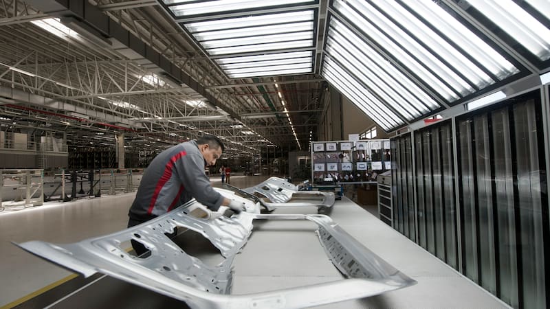 Planta de Audi en Puebla, México.