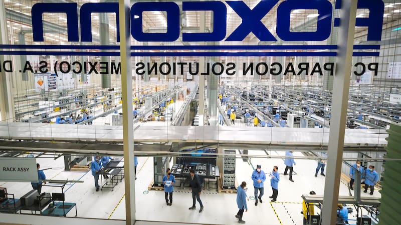 Planta de Foxconn en Guadalajara.