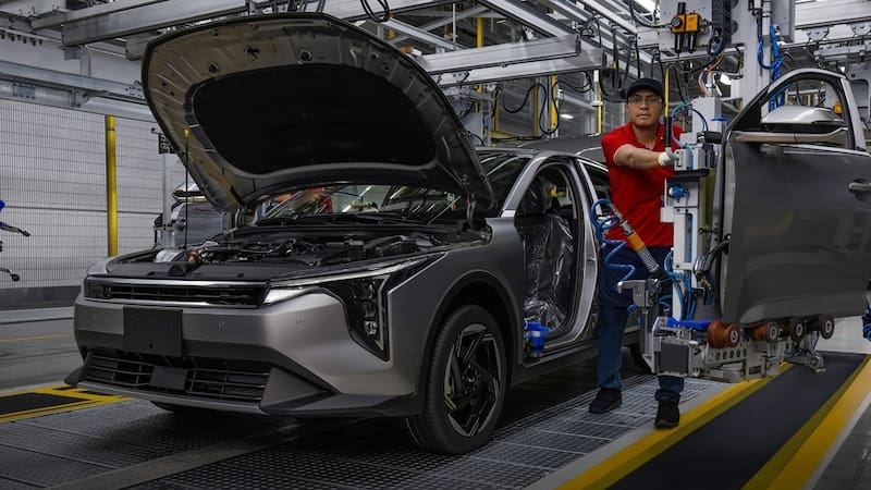 Planta de Kia en Pesquería, Nuevo León.