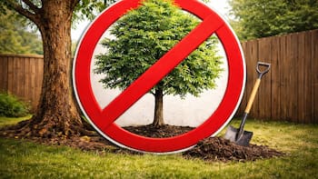 Si plantas un árbol fuera de la distancia permitida, el vecino puede forzarte a quitarlo y llevarte a juicio