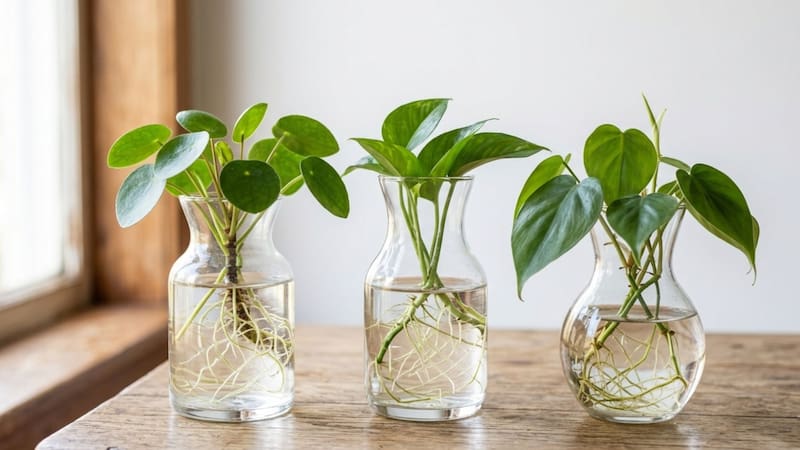 Plantas de interior: 3 opciones que son fáciles de cuidar, crecen en agua y ayudan a crear ambientes más relajantes en el hogar.