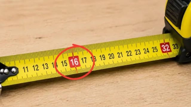 Muy pocos lo saben: para qué sirven los números rojos de la cinta métrica y por qué se crearon