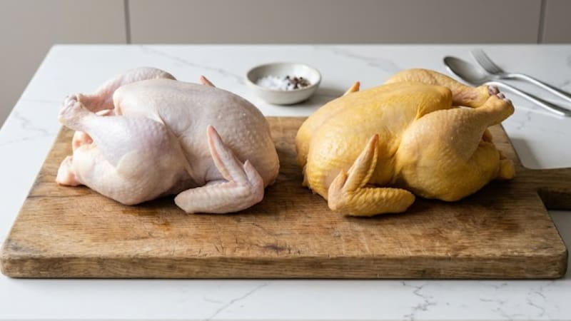 Pollo con piel blanca o amarilla: qué diferencia hay entre ambos y cuál conviene comprar
Fuente: IA