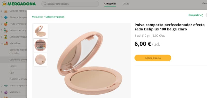 Imperdible | Estos nuevos polvos para la cara de Mercadona dejan la piel perfecta: eliminan imperfecciones y disimulan los poros.