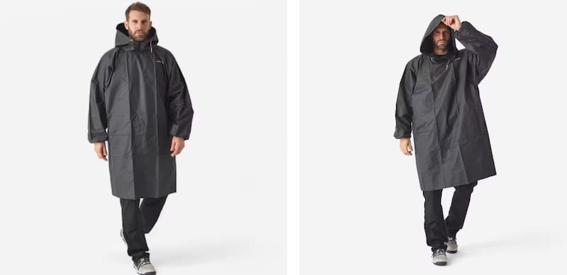 Este poncho Impermeable se consigue en Decathlon por menos de 7 euros.