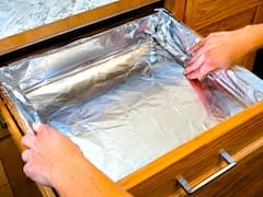 Putting aluminum foil in kitchen drawers: what it is for and why experts recommend it