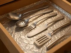 Poner aluminio en el cajón de la cocina: para qué sirve y por qué lo recomiendan