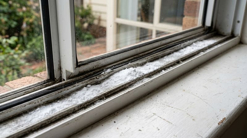 Poner bicarbonato en los rieles de las ventanas para qué sirve y cuándo conviene hacerlo.