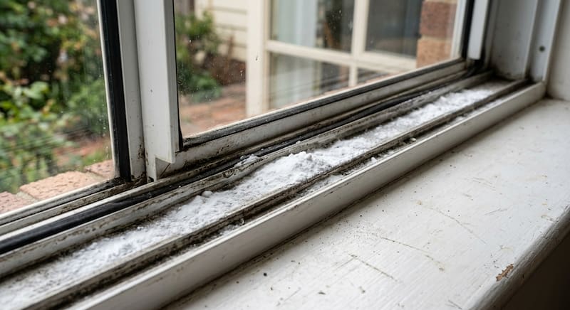 Poner bicarbonato en los rieles de las ventanas para qué sirve y cuándo conviene hacerlo.