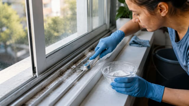 Colocar bicarbonato en los rieles de las ventanas: para qué sirve y por qué lo recomiendan los expertos