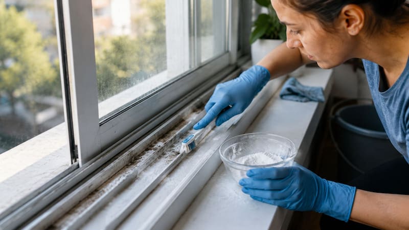 Poner bicarbonato en los rieles de las ventanas: para qué sirve y por qué lo recomiendan los expertos