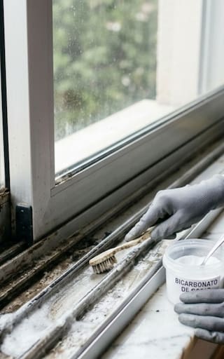 Poner bicarbonato en los rieles de las ventanas: para qué sirve y por qué lo recomiendan los expertos en limpieza