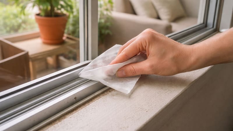 Poner bicarbonato en los rieles de las ventanas una vez al mes: para qué sirve y por qué se recomienda