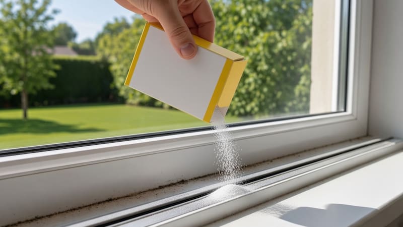 Poner bicarbonato en los rieles de las ventanas una vez al mes: para qué sirve y por qué se recomienda