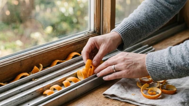 Poner cáscaras de naranja en la ventana: para qué sirve y por qué lo recomiendan