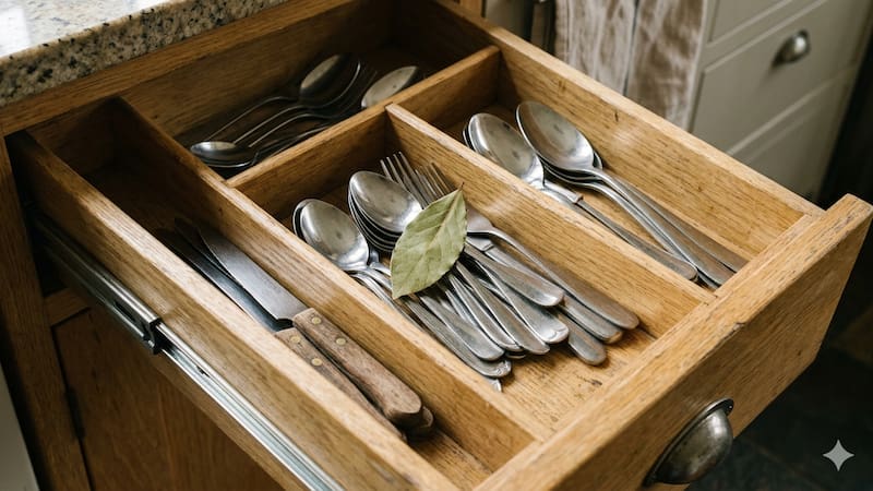 Poner hojas de laurel en los cajones de la cocina: para qué sirve y por qué miles de personas lo hacen