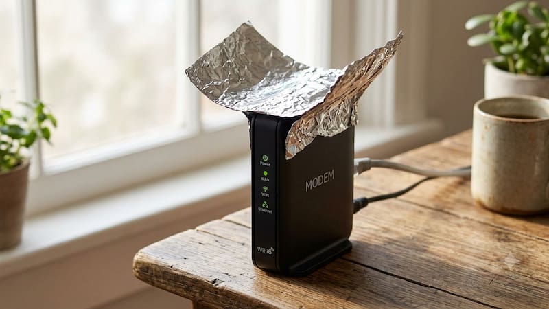 Poner papel aluminio arriba del router de WiFi Para qué sirve y por qué recomiendan hacerlo