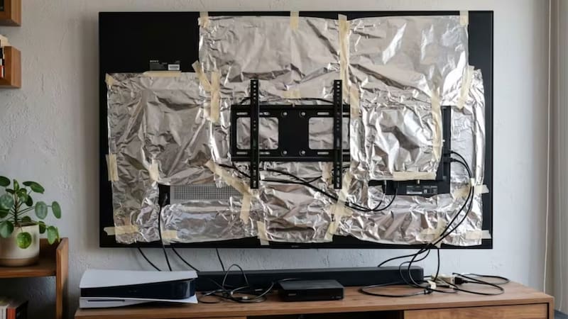 Poner papel aluminio detrás de la TV: para qué sirve y por qué lo recomiendan
Fuente: IA