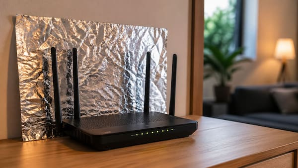 Poner papel aluminio detrás del router de WiFi | Para qué sirve y por ...