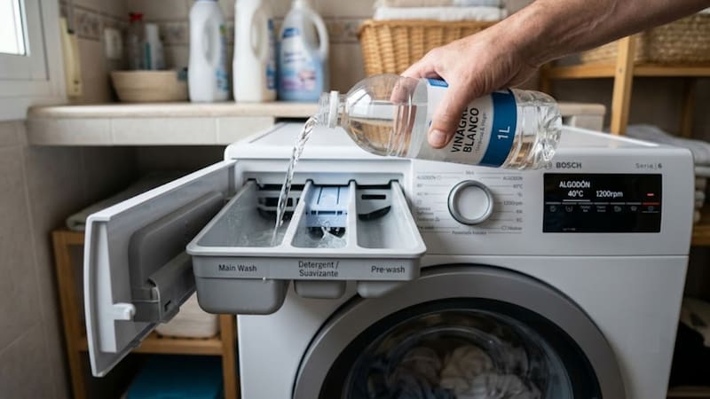 Poner un chorrito de vinagre en el lavarropas: para qué sirve y por qué recomiendan hacerlo
Fuente: IA
