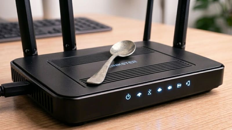 Poner una cuchara arriba del módem de WiFi: para qué sirve y por qué lo recomiendan
Fuente: IA