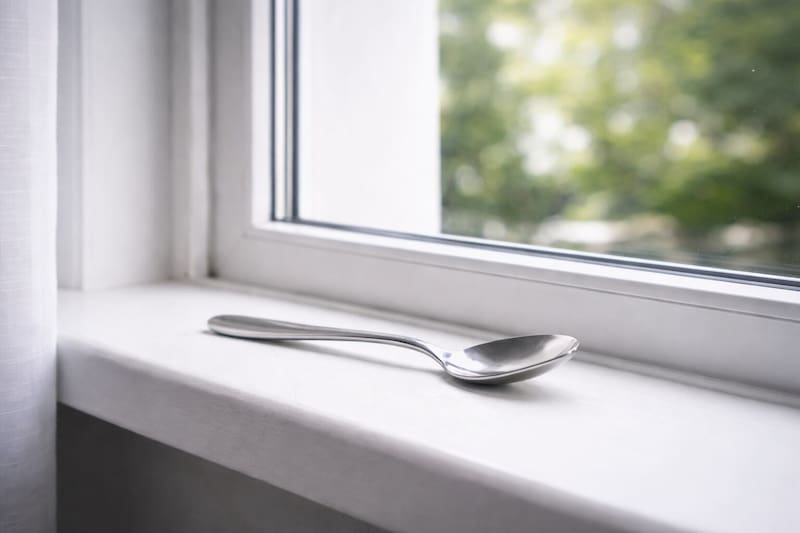 Poner una cuchara en la ventana: para qué sirve y por qué lo recomiendan