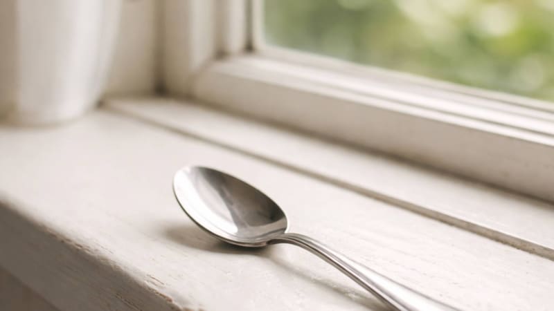 Poner una cuchara en la ventana: por qué recomiendan hacerlo y para qué sirve