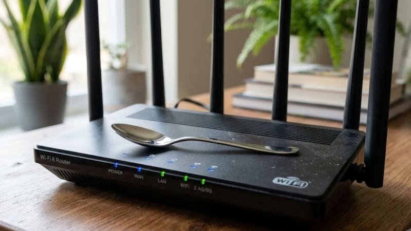 Poner una cucharita de té en el módem de Wi Fi: para qué sirve y por qué lo recomiendan
Fuente: IA