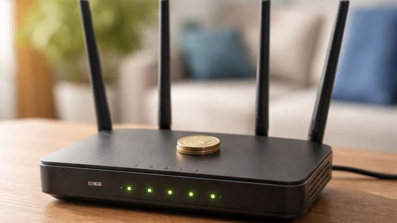 Poner una moneda en el router del wifi | Para qué sirve y por qué lo recomiendan