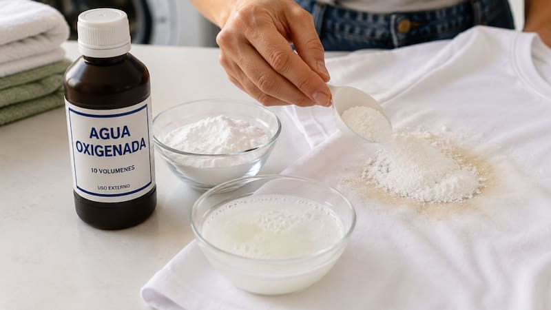 Ponerle agua oxigenada y bicarbonato de sodio a la ropa: por qué recomiendan hacerlo y para qué sirve