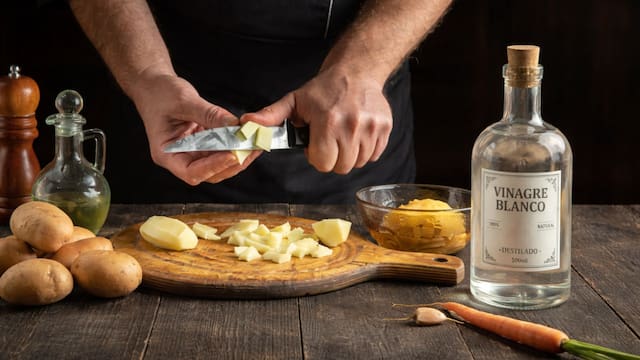 Ponerle vinagre a las papas antes de freírlas: para qué sirve y por qué lo recomiendan