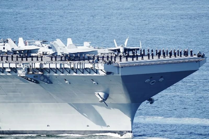 El desgaste del USS Gerald Ford, acumulado por misiones extendidas, impacta en los sistemas del buque y en sus ciclos de mantenimiento.