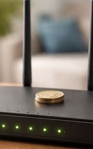 Por qué recomiendan poner una moneda en el router del wifi y para qué sirve