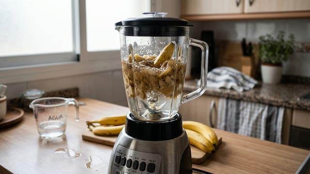Licuar la cáscara de banana con agua, sin vinagre: por qué lo recomiendan y para qué sirve