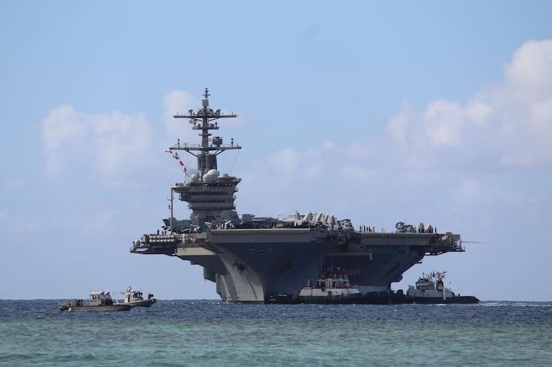 La tensión estratégica en Asia volvió a escalar tras la llegada del portaaviones nuclear USS Abraham Lincoln al Mar de China Meridional. Imagen: archivo.