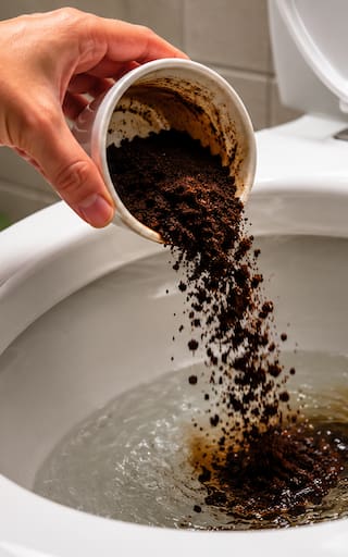 Tirar café usado al inodoro: para qué sirve y por qué lo recomiendan
