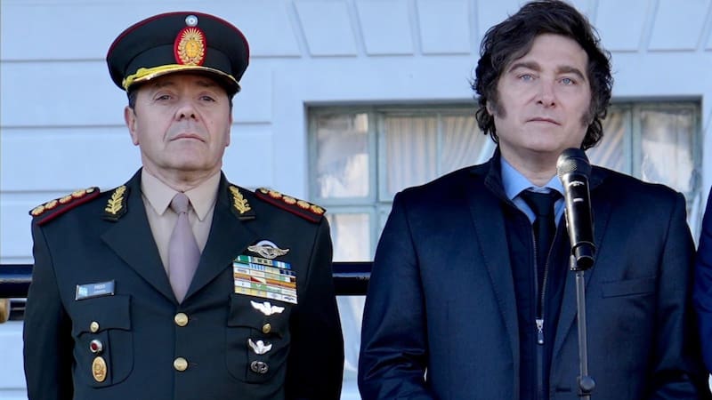 Carlos Alberto Presti, Ministro de Defensa - Javier Milei, Presidente de Argentina