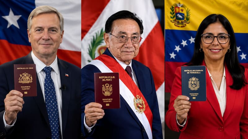 Oficial | Chile, Perú y Venezuela prohíben el ingreso y salida del país a quienes cometan este error con su pasaporte. (Representación creada con IA)
