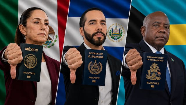 Oficial | México, El Salvador y Bahamas prohíben el ingreso al país a todos los ciudadanos que posterguen la renovación de su pasaporte