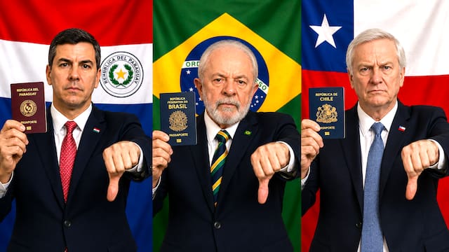 Oficial | Paraguay, Brasil y Chile bloquean el ingreso y la salida del país a quienes hayan postergado este trámite con su pasaporte